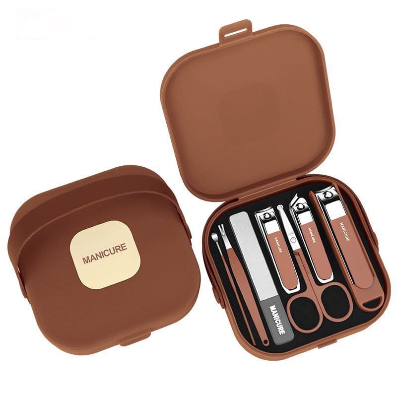 7 PCS Set Anti-Splash Nail Clipper Set Portable Handheld Personal Care - Image 5