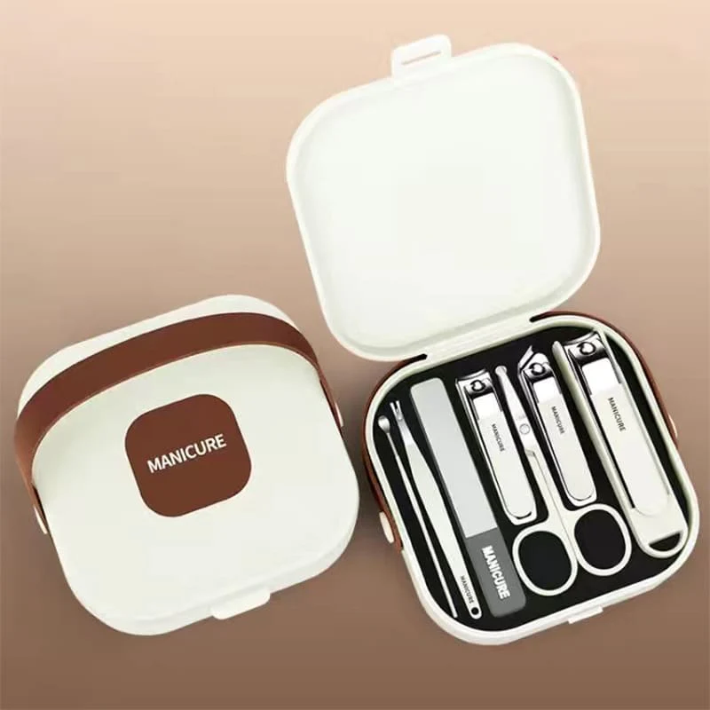 7 PCS Set Anti-Splash Nail Clipper Set Portable Handheld Personal Care - Image 7