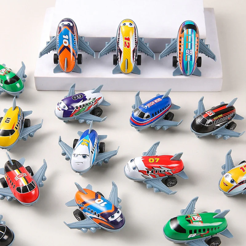 Gliding Tin Airplane Toy Car for Kids - Classic Children's Toy Vehicle - Image 4