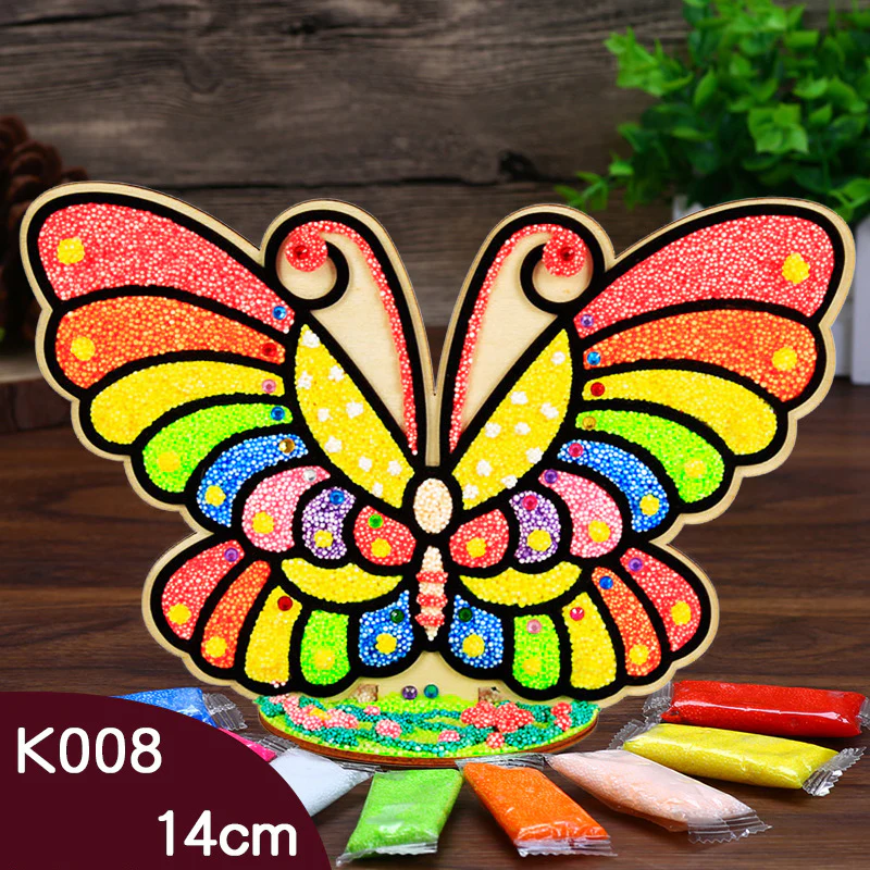 Handmade Clay Coloring DIY Puzzle Production-Snowflake Clay Painting - Image 13