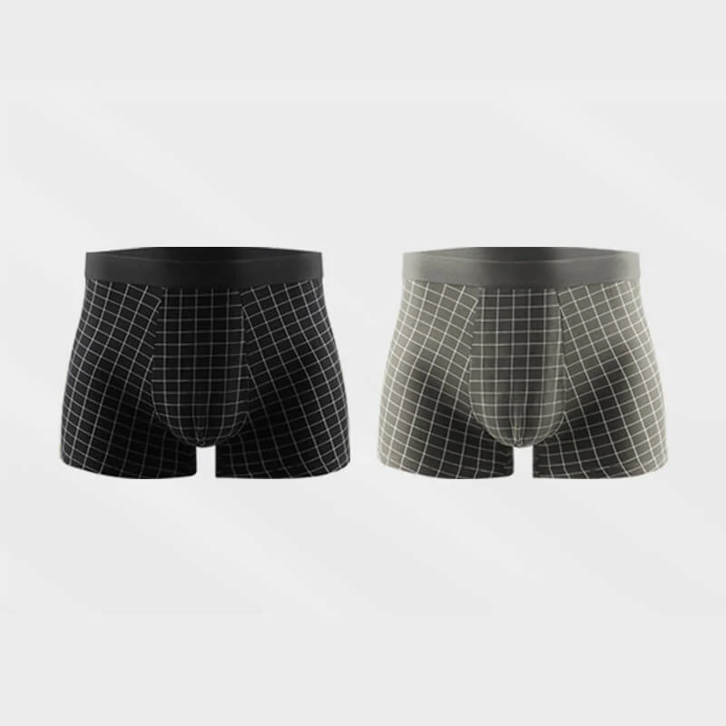 Men's Breathable And Stretchy Ice Silk Cotton Boxers - Image 3