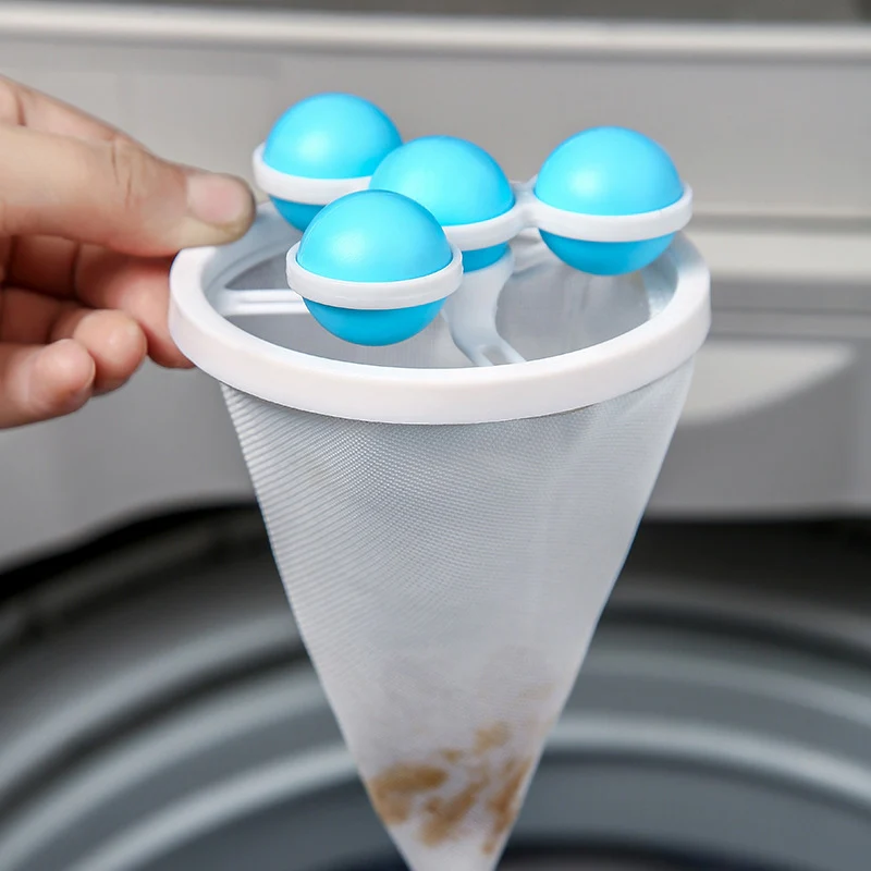 Washing Machine Lint Filter Bag Hair Remover - Image 3